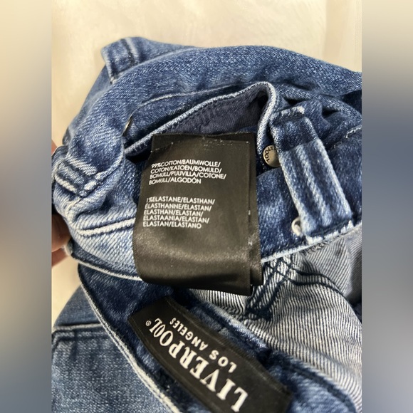 Liverpool Los Angeles The Cropped Flare Dark Wash Jean Size 6/28 - Picture 5 of 12
